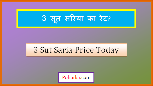 3 sut saria price today